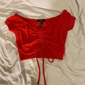 NWOT Tie Crop Top